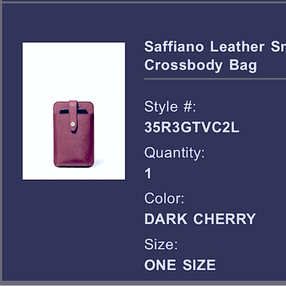 saffiano crossbody Genuine MK